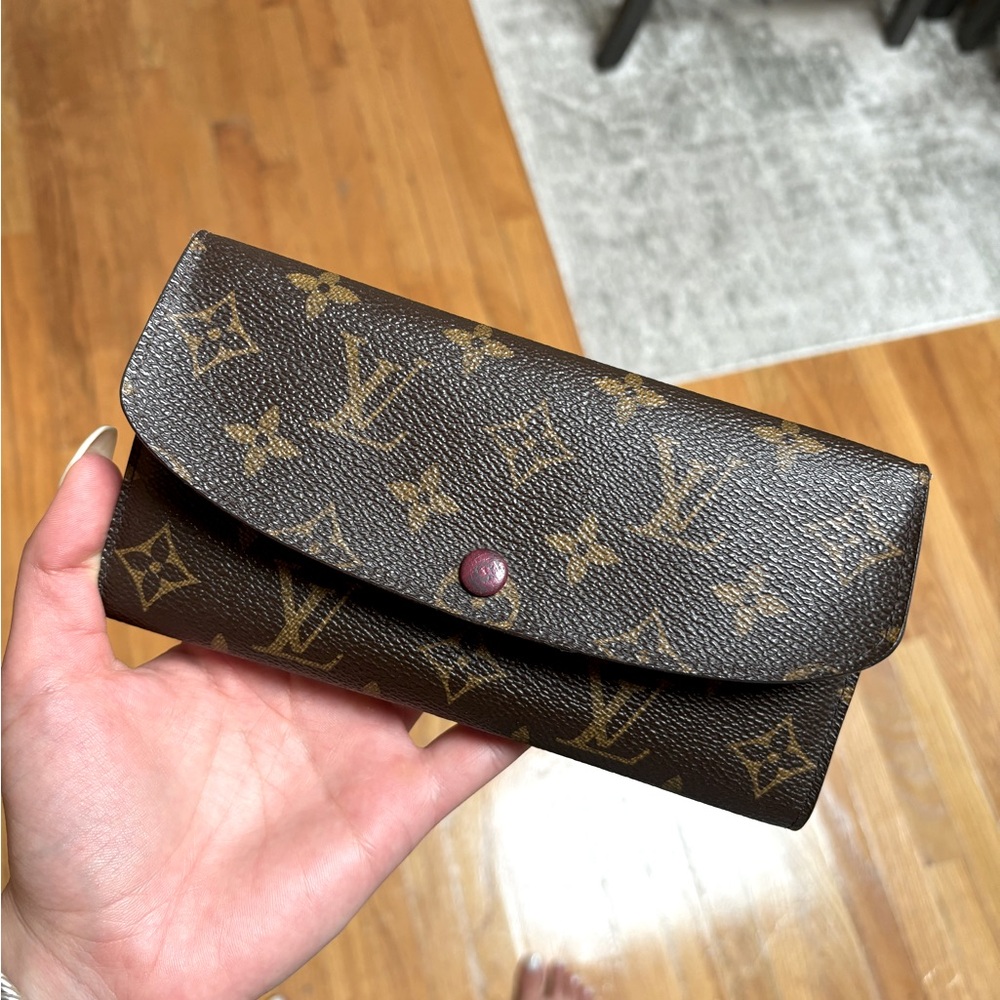 Louis Vuitton Sarah Wallet Damier Ebene Canvas